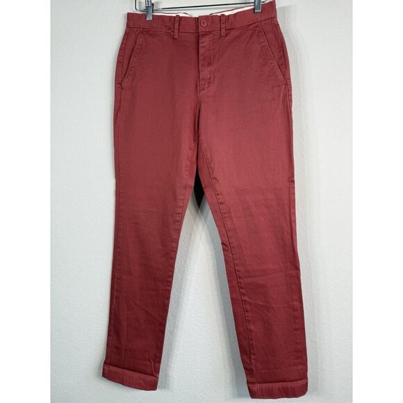 J.Crew‎ 770 Straight-Fit Stretch Chino Pants Men’s W30 X L32(31) Dusty Rose - Picture 7 of 13